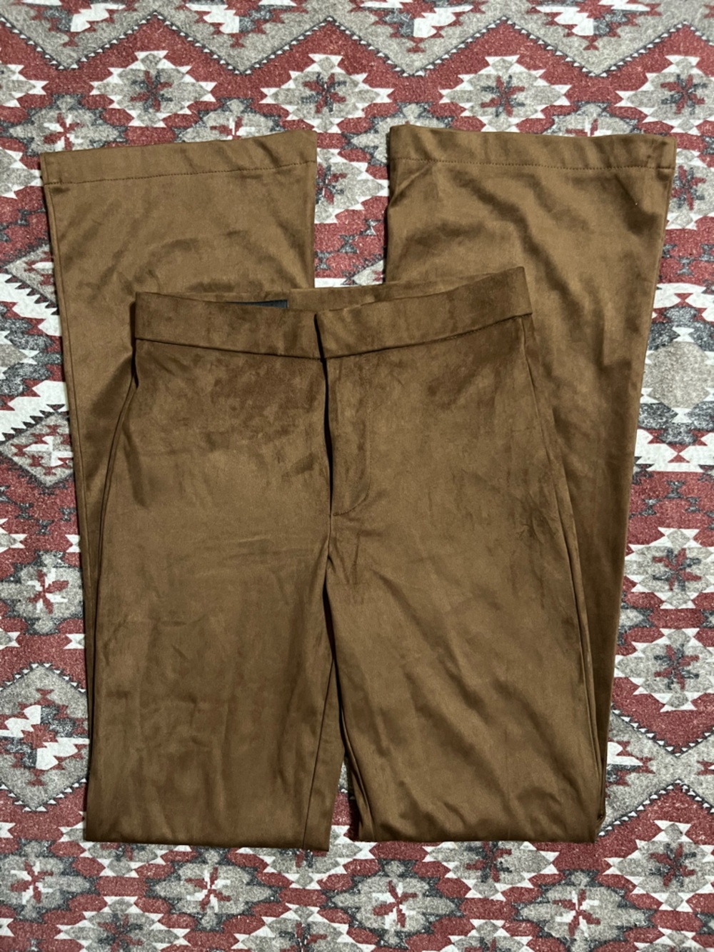 Zara Brown Suede Dress Pants